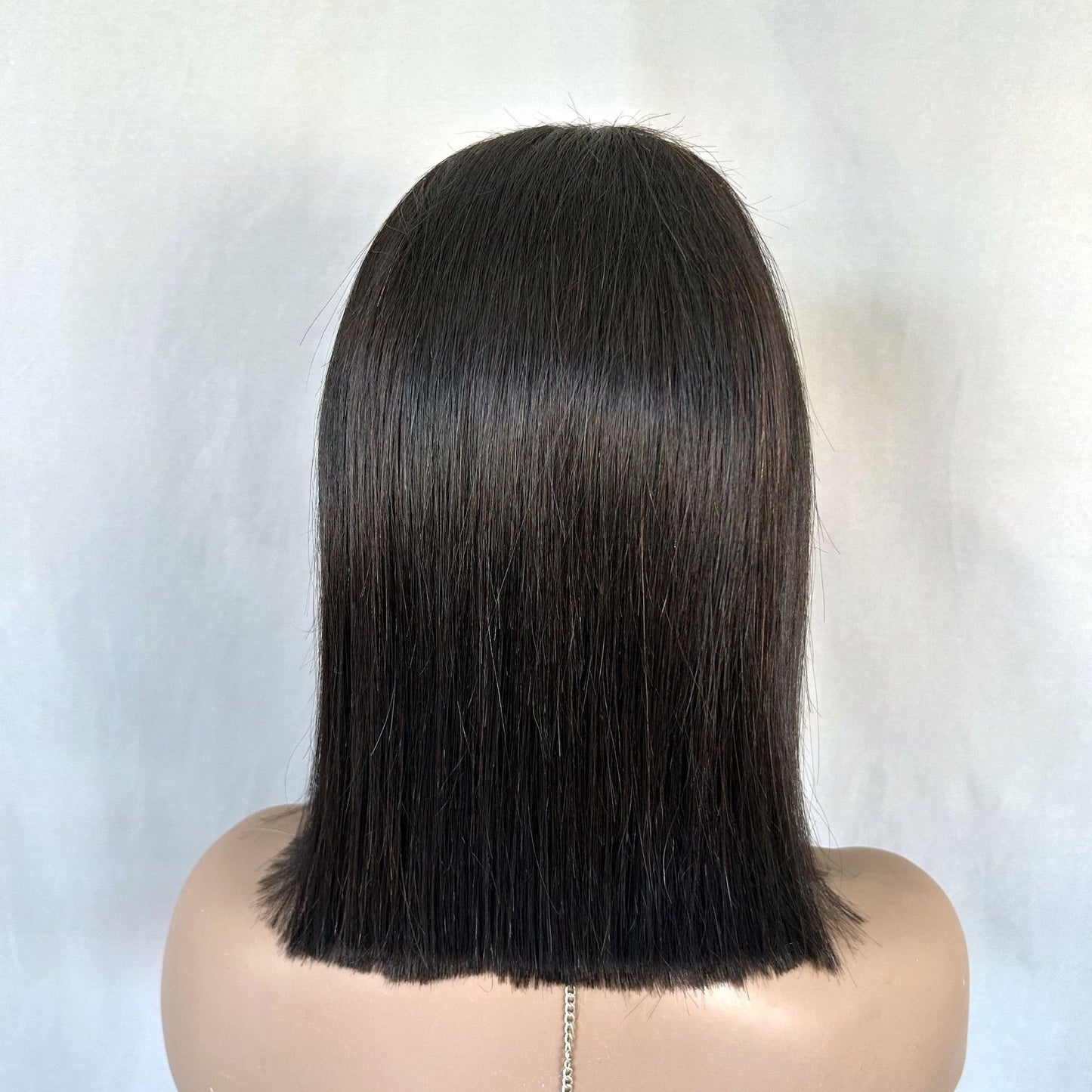 13x4 Bob Wig Human Hair Wig bob Head Real Hair Black Wig