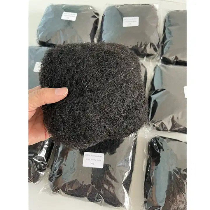 Human Hairballs Afro Kinky Bulk Making Dreadlocks Microl Ocs