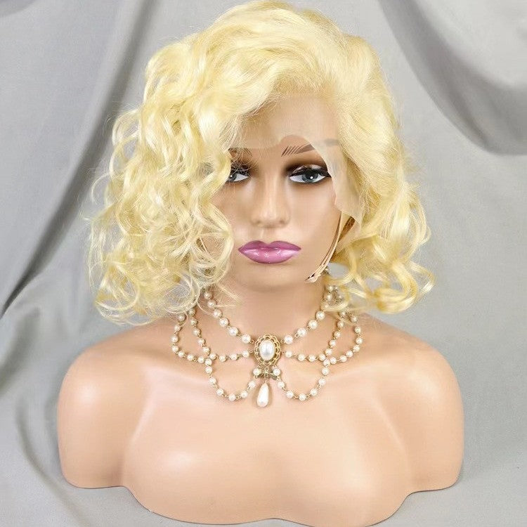 13x4 Deep Loose 613 Blonde Wig 100% Human Hair Real Hair