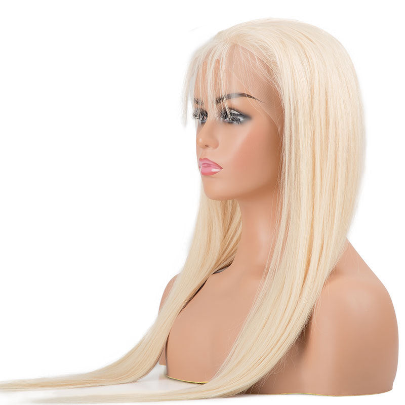 Hot Sale Real Hair Full Lace Head Covering Wigs Real Straight Hair Human Wig