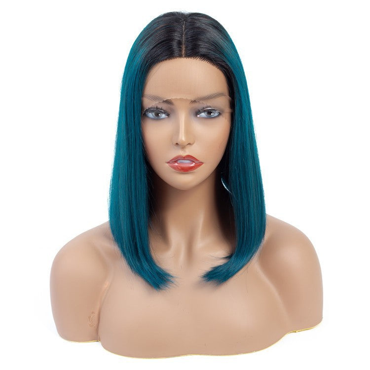 bob Human Hair Wigs Body Wave Front Lace Wig Real Hair Short Hair bob Cover