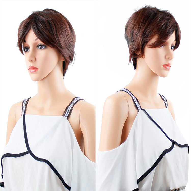 Hot Models High Temperature Hair Synthetic Wig Ladies Fluffy Short Hair Cosplay Wig