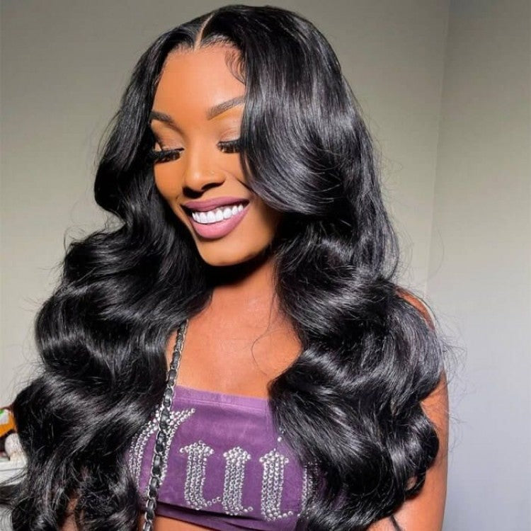 Body Wave Human Hair Full Frontal Wigs 4x4 100% Real Hair Lace Head Covers