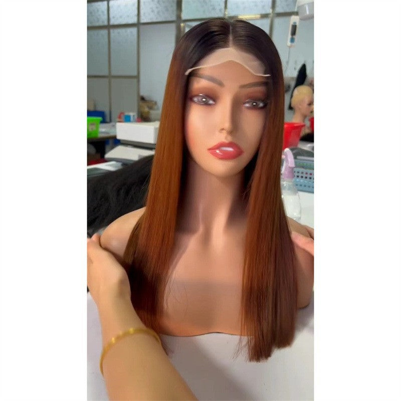 Lace Front Human Hair Bob Wig Straight Full Real Hair Bobble Hair Cover