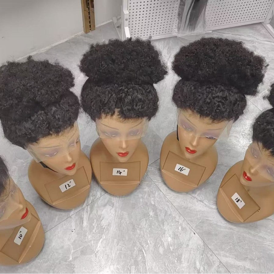 Hot Models 360 Head Cover Straight Hair Curly Hair Pill Head 100% Real Human Hair
