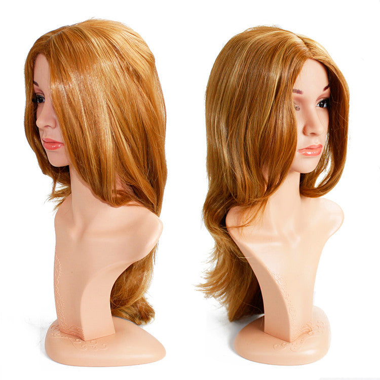 Hot Sale Chemical Fiber Hair Natural Realistic Fashion Head Cover Female Wigs
