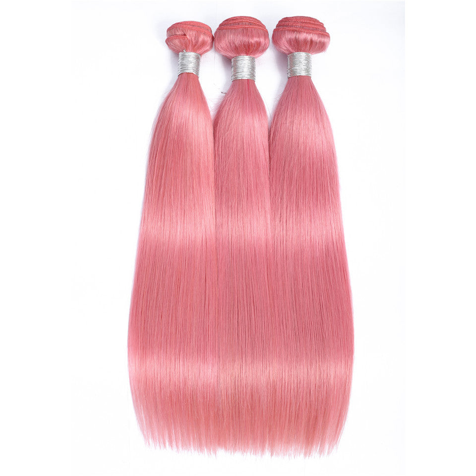 Real Hair Color Straight Hair Wig Curtain Wig Factory Wholesale