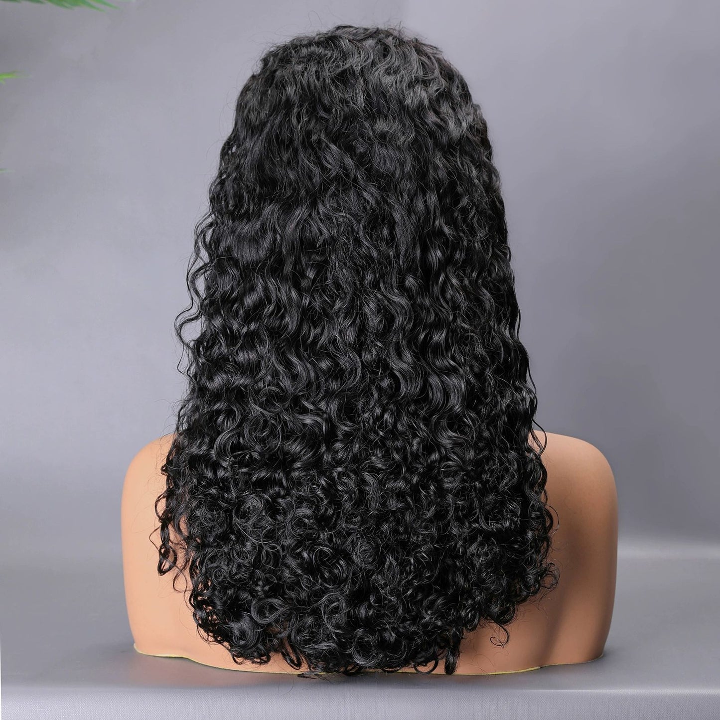 200% Pixie Curl Frontal Front Lace Real Hair Human Hair Wig European and American Wigs