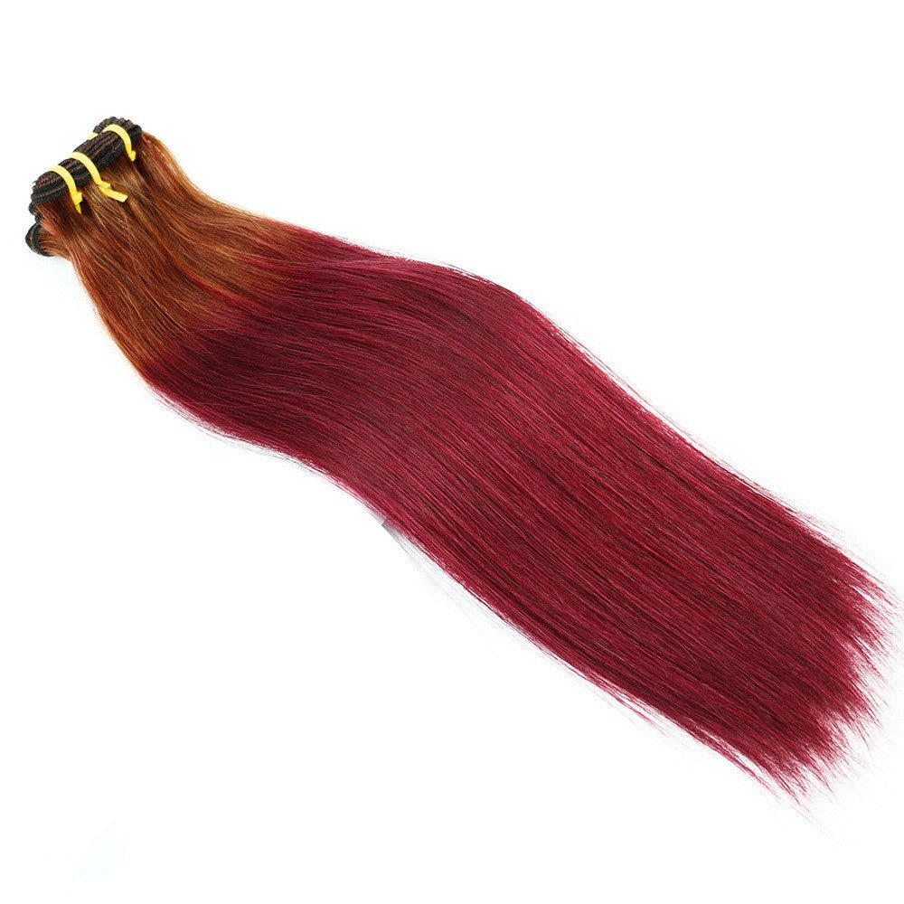 Real Hair Double Drawn Straight Fumi Human Hair Double Braid Hair Curtains