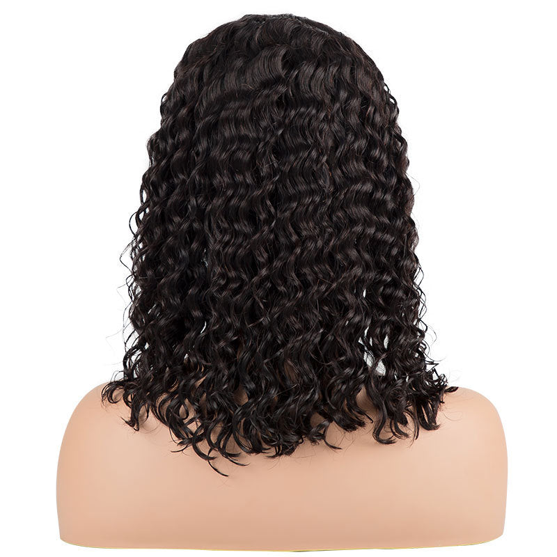 Hot Sale Human Hair 13*4 Hand-woven Lace Hair Head Covering Real Hairhair Curly Hair Manufacturer Wigs Wholesale