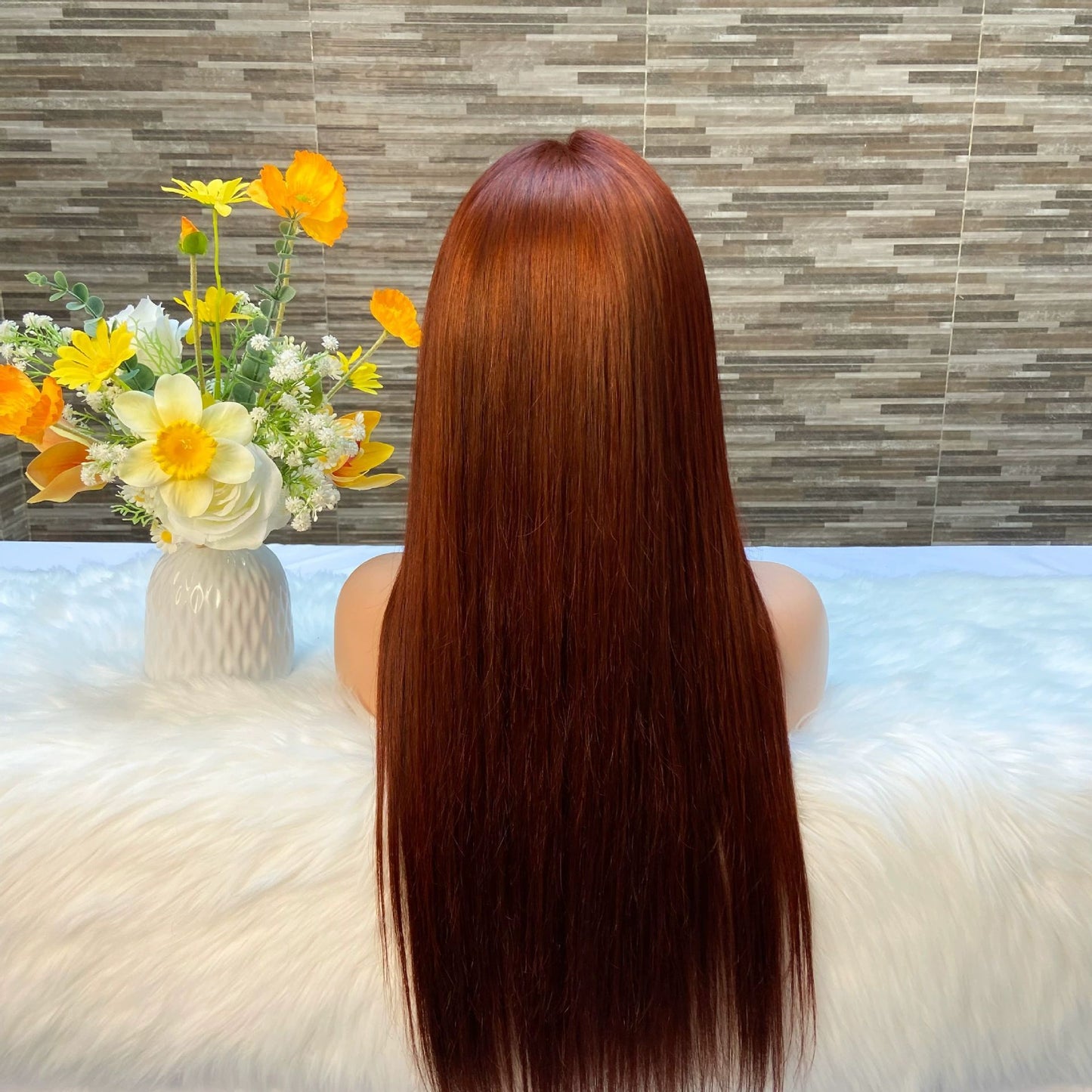 13*4 Lace 100%human Hair Real Hair Front Lace Headgear Real Hair