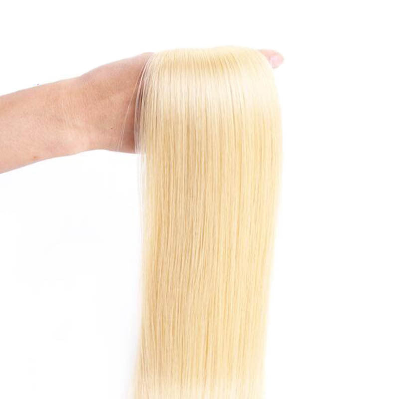 Hot Sale PU No Trace Hair Extension Piece Smooth Straight Real Hair