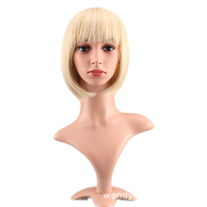 Hot New Female Straight Hair Wigs Whole Top Hair Chemical Fiber Hair bob Wig