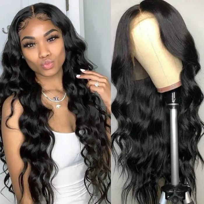 13*6 Lace Front Wigs Human Hair Wigs Real Hair Front Lace Headgear