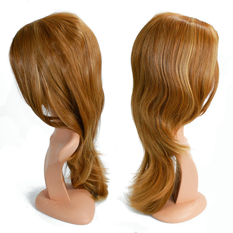 Hot Sale Chemical Fiber Hair Natural Realistic Fashion Head Cover Female Wigs