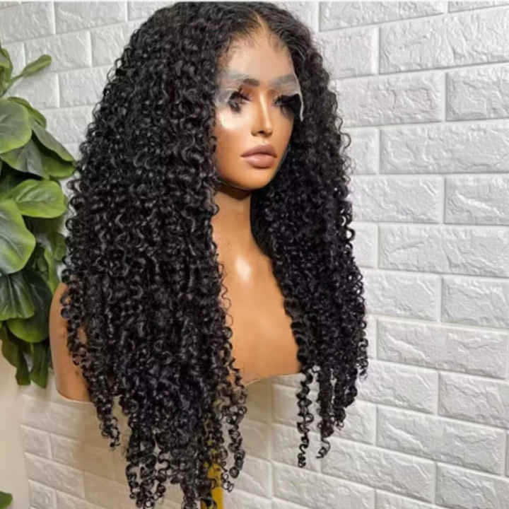 Deep Curl Lace Front Wigs Wholesale Front Lace Curl Real Hair Headgear
