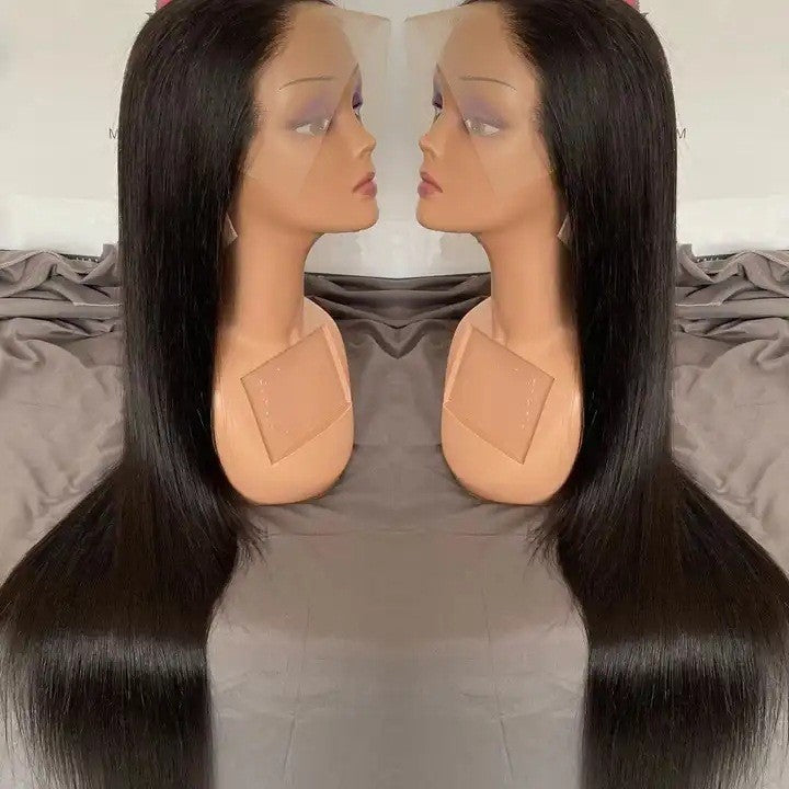 100% Brazilian Raw Human Hair Wig 13X4 Lace Frontal Wigs