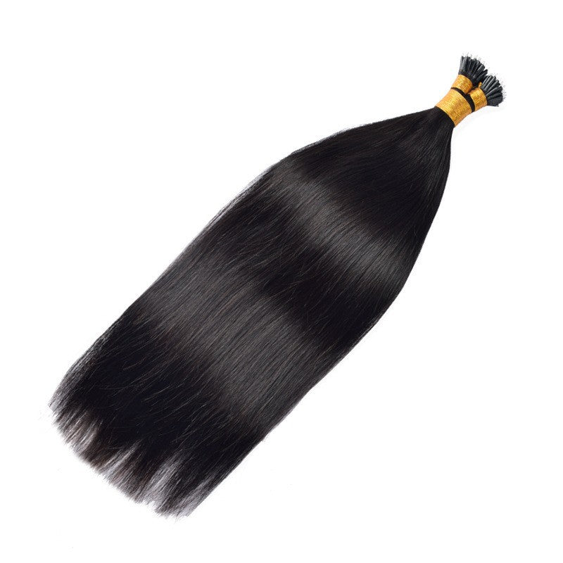 Real Hair Wigs Wire Hair Extensions Nano Ring Hair Extensions