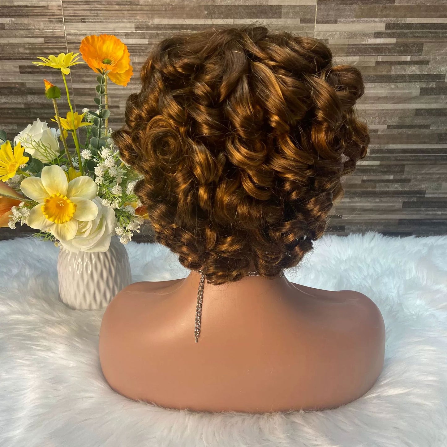 Color Wig Mechanism BOB LOOSE WAVE Wig Hot Sale