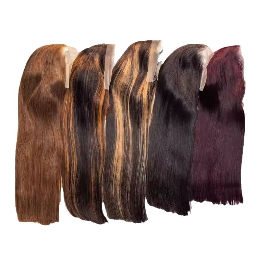 Real hair wig 100%human hair Super double drawn