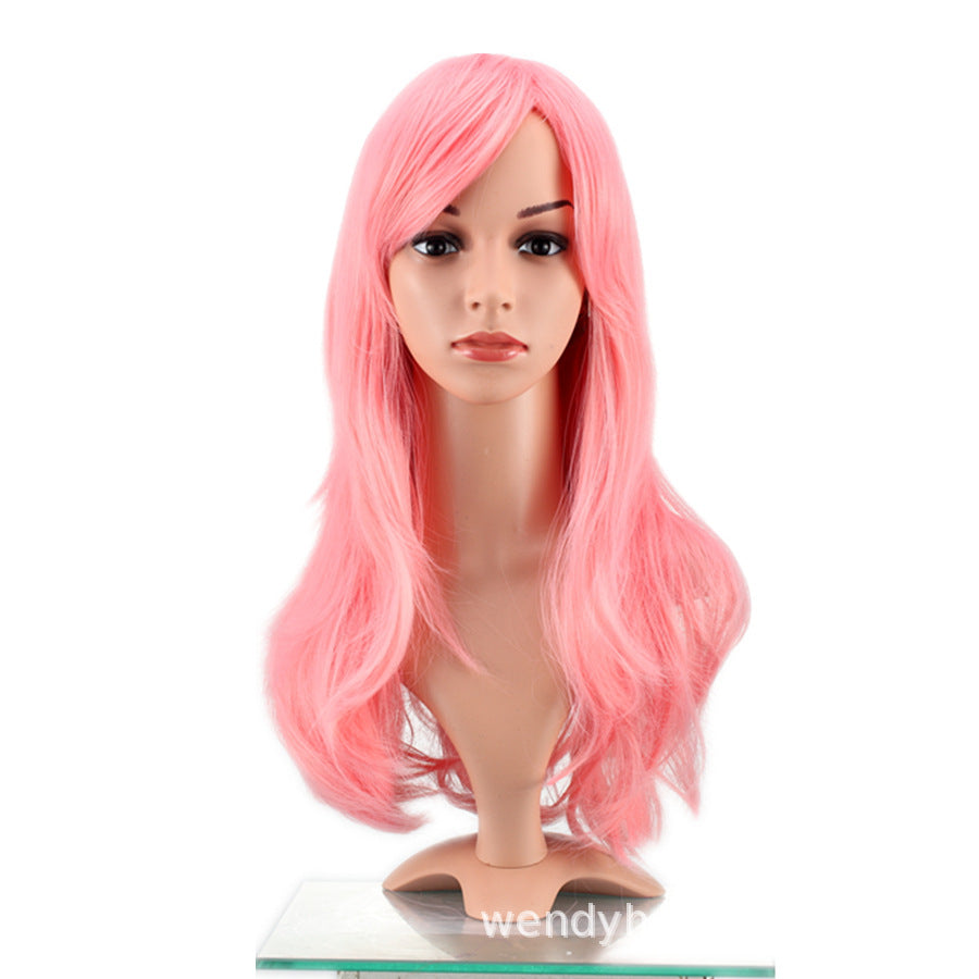 Wig Female Long Hair Big Wave Curly Hair Net Red the Same Style Long Curly Hair