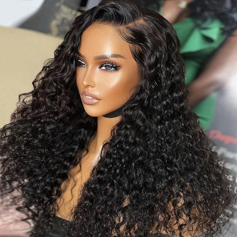 Hot Sale 4 X 4 Wigs Deep Curly Human Hair Lace Head Cover Wigs