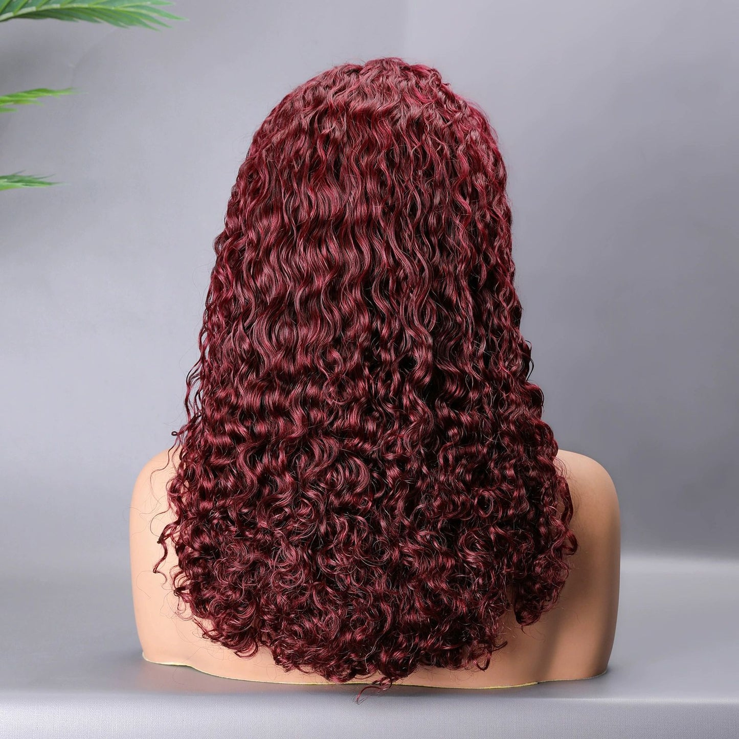 200% Pixie Curl Frontal Front Lace Real Hair Human Hair Wig European and American Wigs