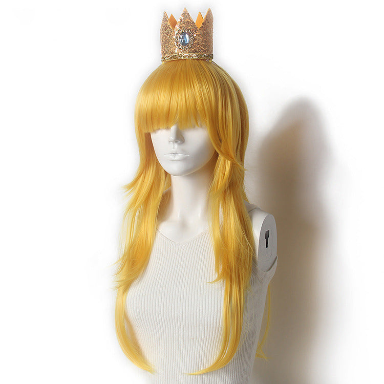 Super Mario Bros. Princess Peach Wig Super Peach Princess Peach Wig