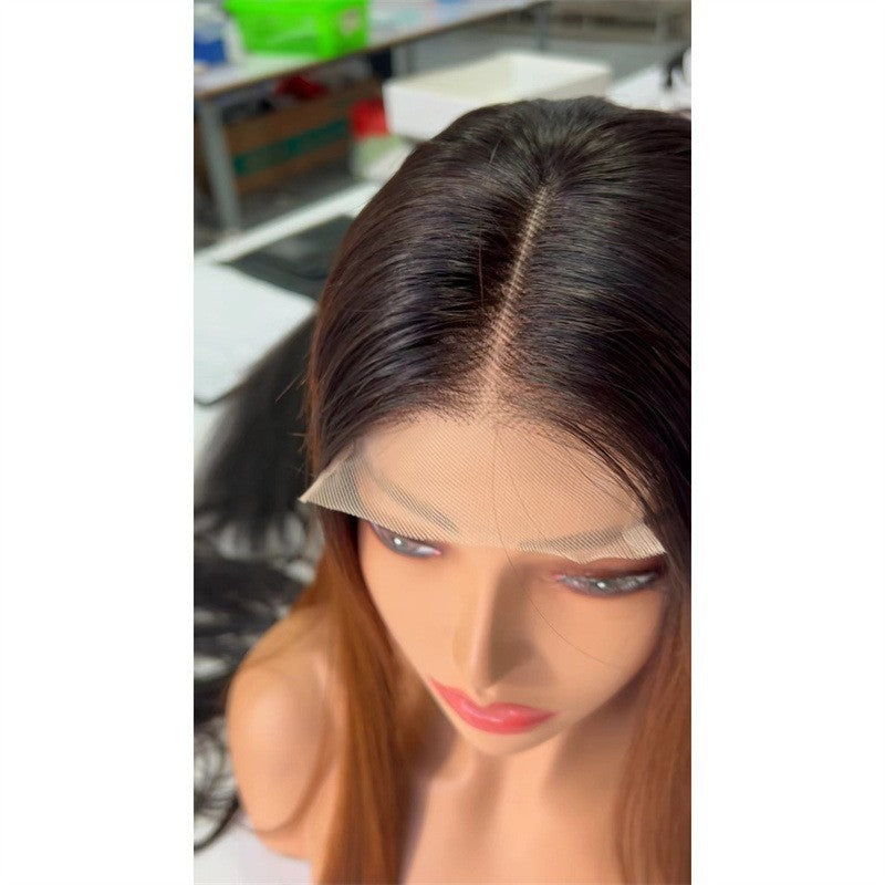 Lace Front Human Hair Bob Wig Straight Full Real Hair Bobble Hair Cover