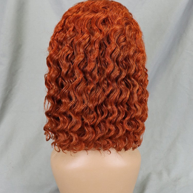 13*4 Lace Deep Wave Human Hair Wig Real Hair Sets for Women's Bobble Heads