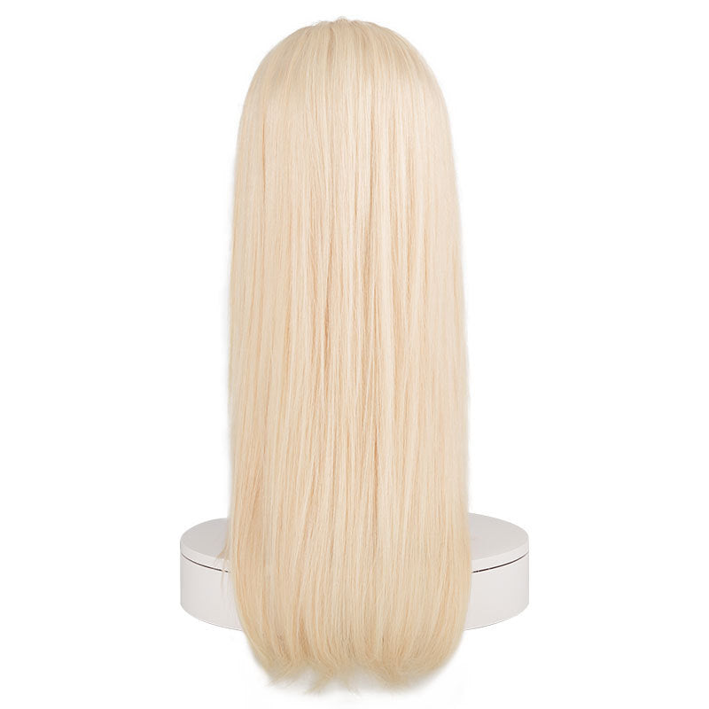 Hot Sale Real Hair Full Lace Head Covering Wigs Real Straight Hair Human Wig