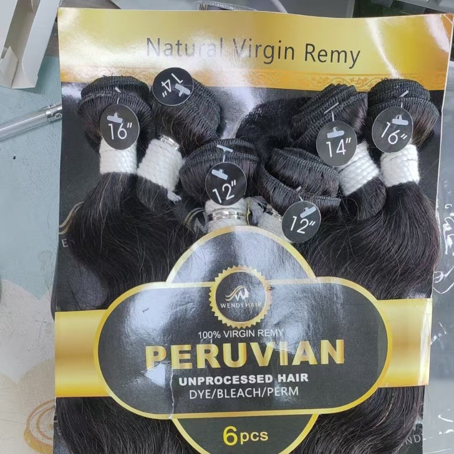 Packaging Hair Human Hair 6 Strips