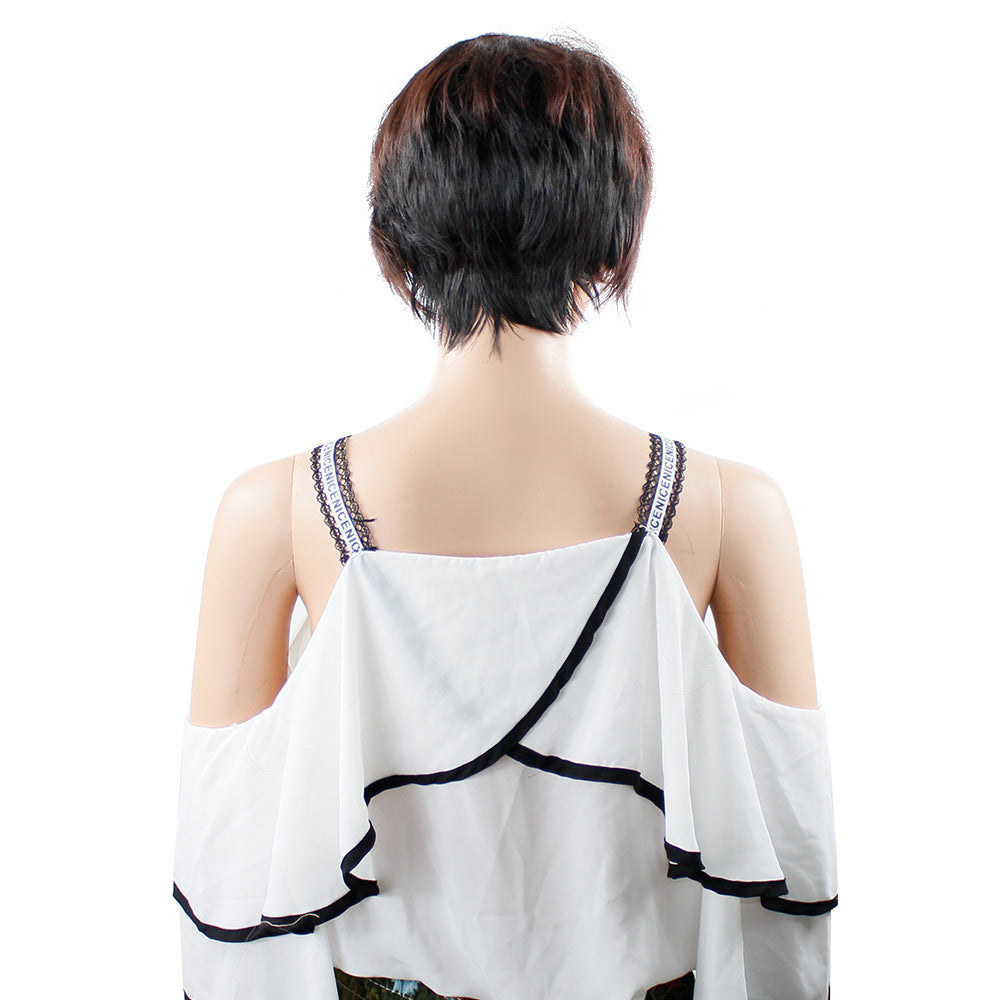 Hot Models High Temperature Hair Synthetic Wig Ladies Fluffy Short Hair Cosplay Wig