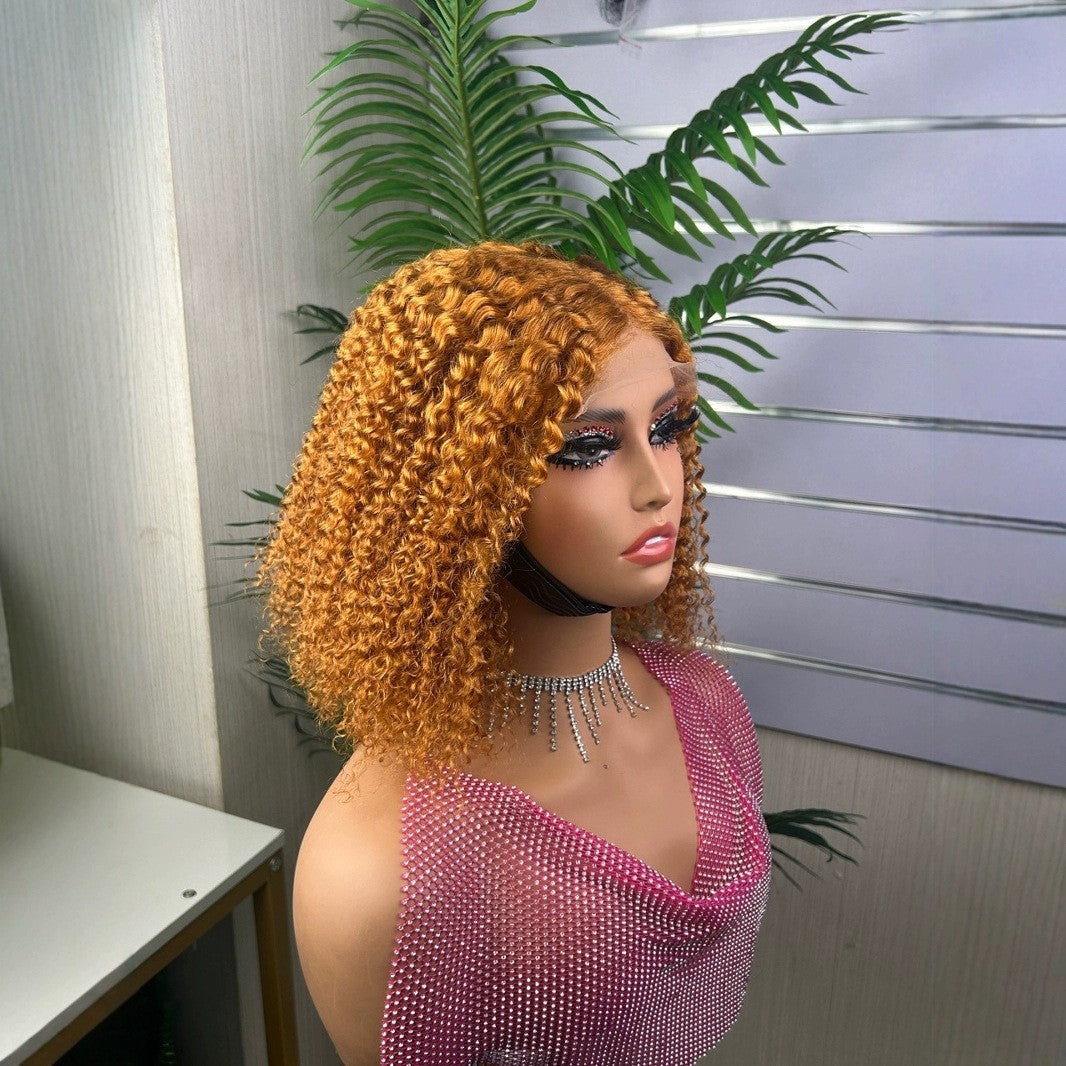 Hot sell European and American women's wigs 5×5 glueless SDD wigs Jc curly