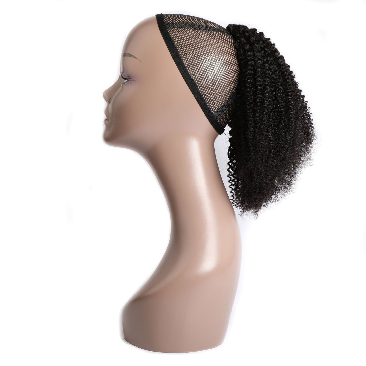 Drawstring Ponytail Afro Kinky Curly Ponytail Human Hair Real Hair