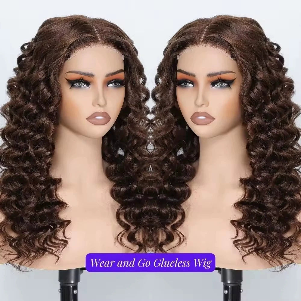 13x4 Pre-cut Lace Front Human Hair Curly Half Lace Head Cover Real Hair