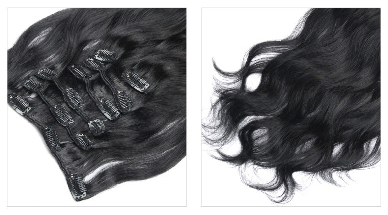 Hot Sale Hair Extension Card Sub Hair Seven Pieces Wig Piece Real Hair Piece Manufacturers Wig Wholesale