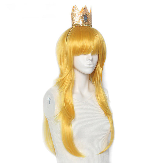 Super Mario Bros. Princess Peach Wig Super Peach Princess Peach Wig