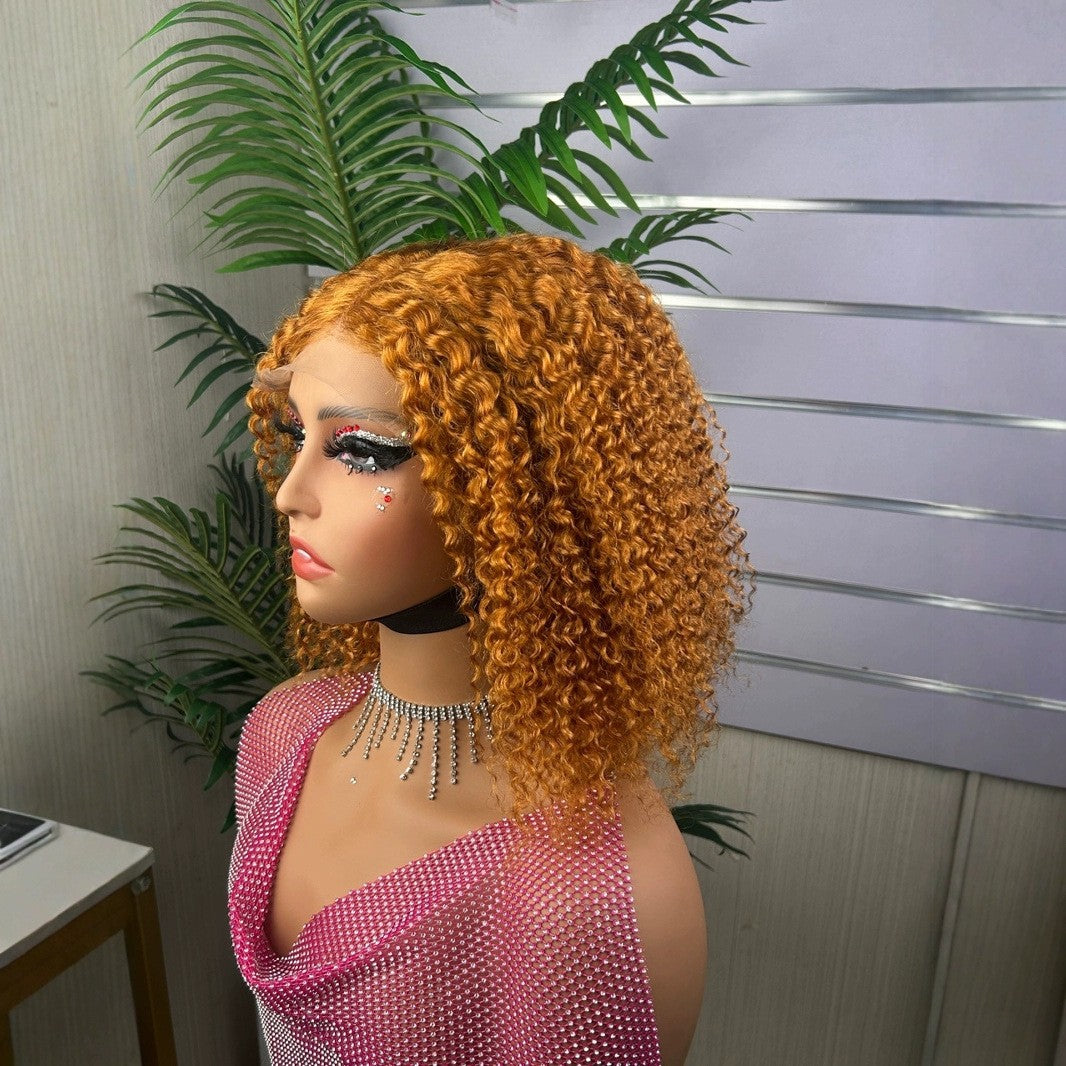 Hot sell European and American women's wigs 5×5 glueless SDD wigs Jc curly