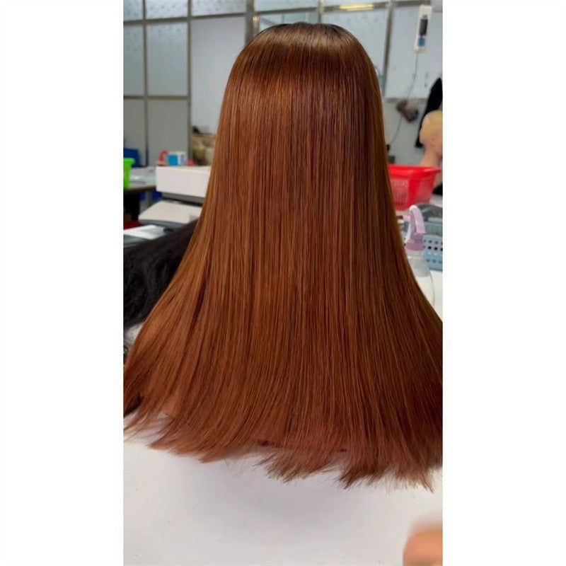 Lace Front Human Hair Bob Wig Straight Full Real Hair Bobble Hair Cover