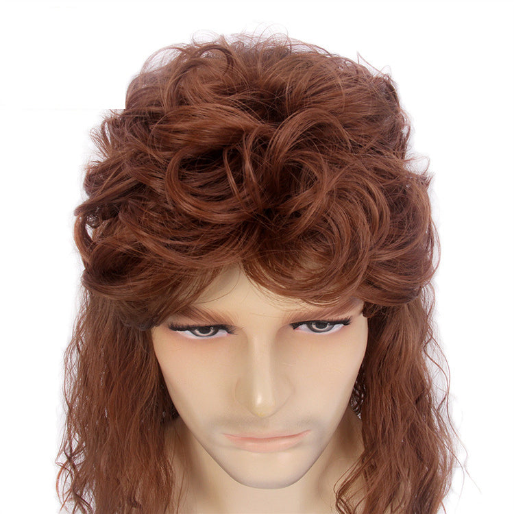 7080s Brian May Rocker Mullet Wig