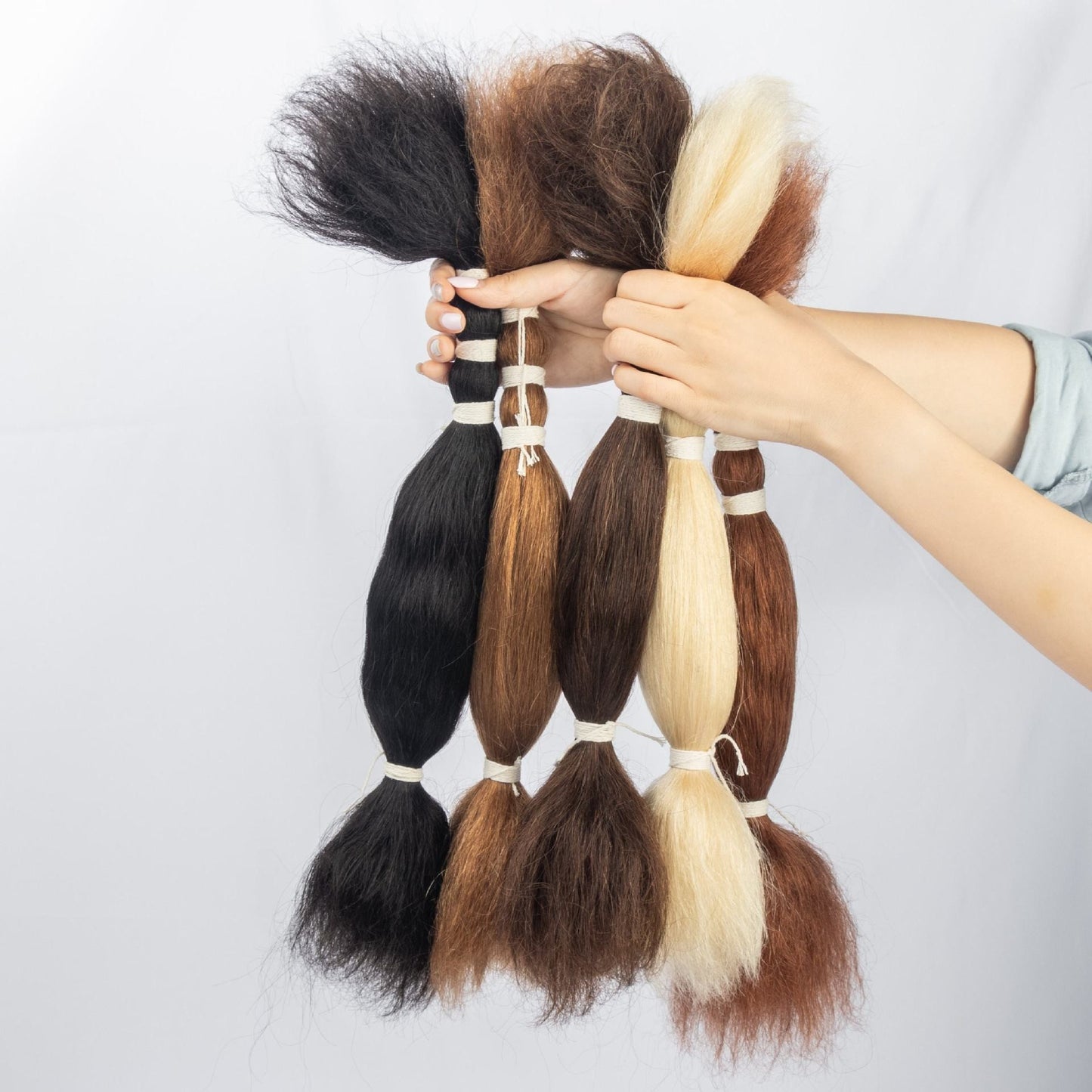 Wet and Wavy Bulk Raw Hair For Boho Braiding Hair