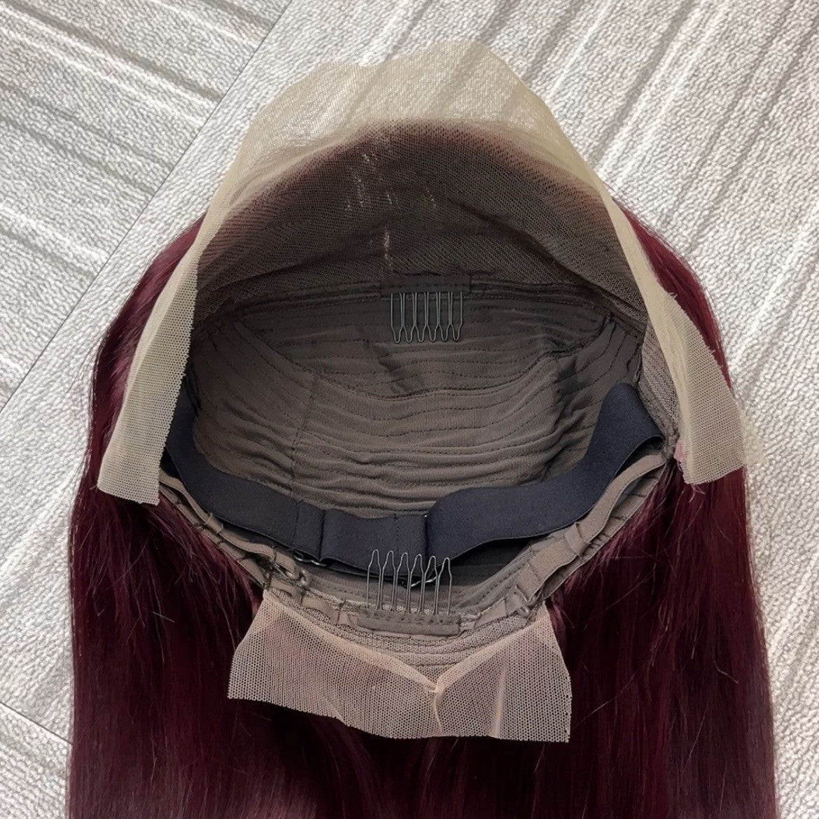 Medium-length Wig Real Head Covering 13*4 Double Drawn Long Straight Hair