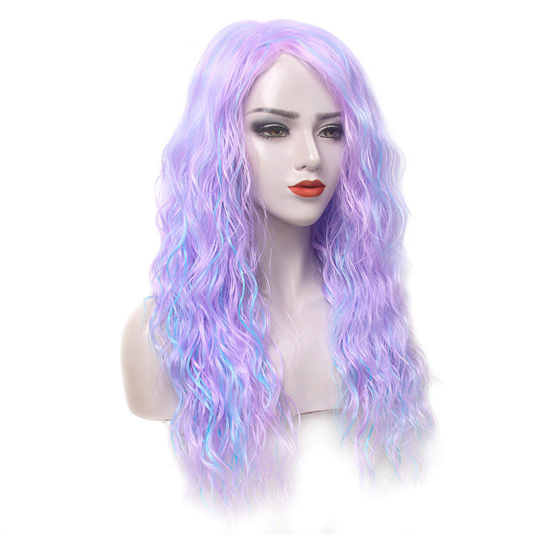 Factory Wholesale Halloween Unicorn Synthetic Wig For Women