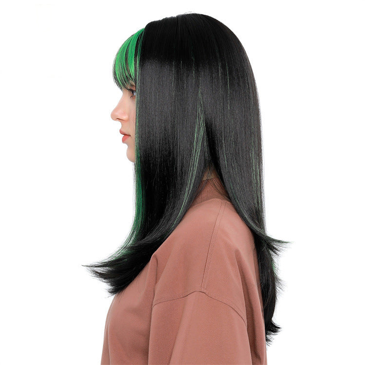 Fantasy Wig Green High Temperature Hair Long Wig