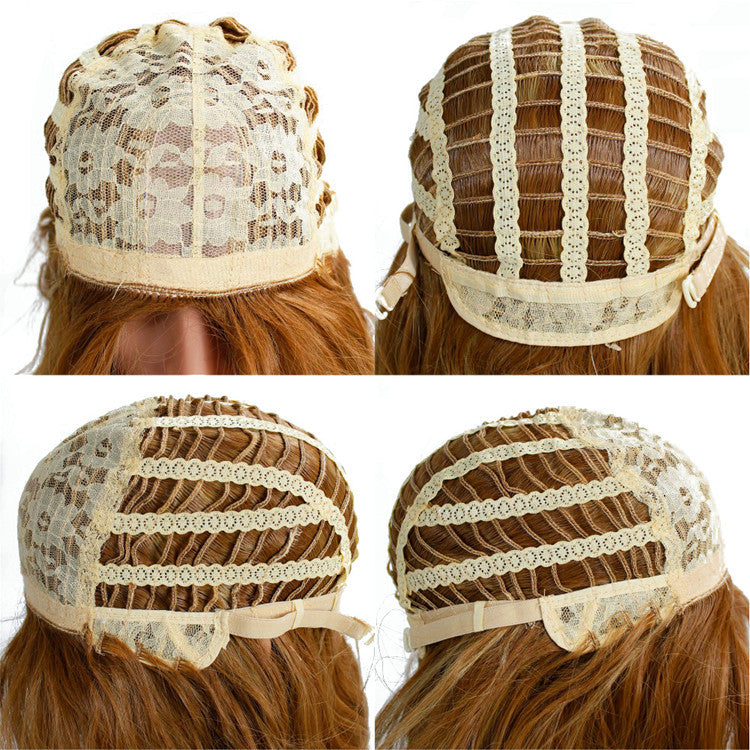 Hot Sale Chemical Fiber Hair Natural Realistic Fashion Head Cover Female Wigs