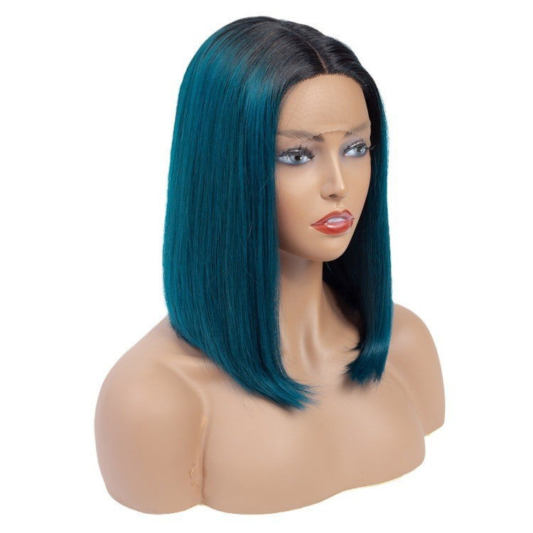 bob Human Hair Wigs Body Wave Front Lace Wig Real Hair Short Hair bob Cover