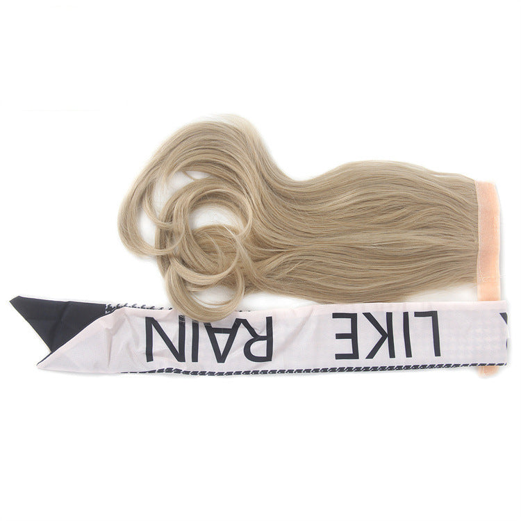Ponytail Hair Extensions Wig High Temperature Hair Curly Hair Long Hair Velcro Strap