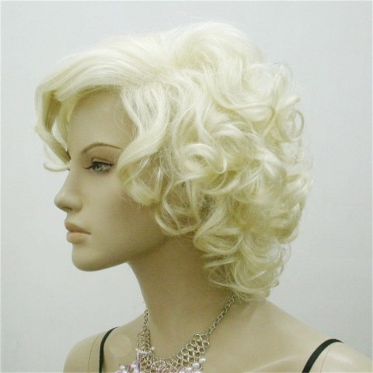 marilynmonroewig UK Amazon gold retro black brown Marilyn Monroe wig female
