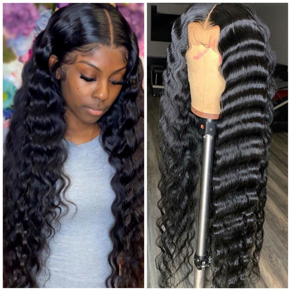 13*6 Lace Front Wigs Human Hair Wigs Real Hair Front Lace Headgear